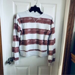 SO White Textured Knit Top